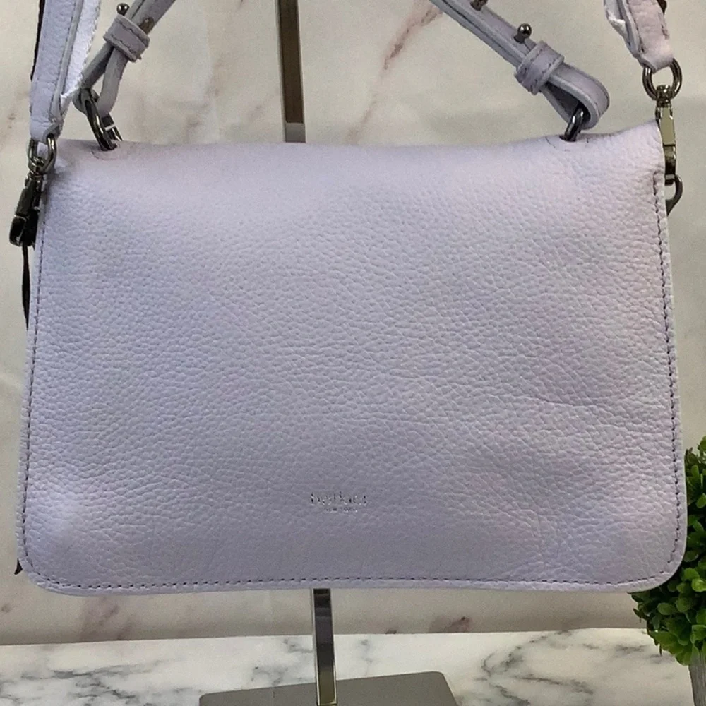 NWT Botkier Valentina Satchel Lavender Flap Closure - Picture 2 of 7